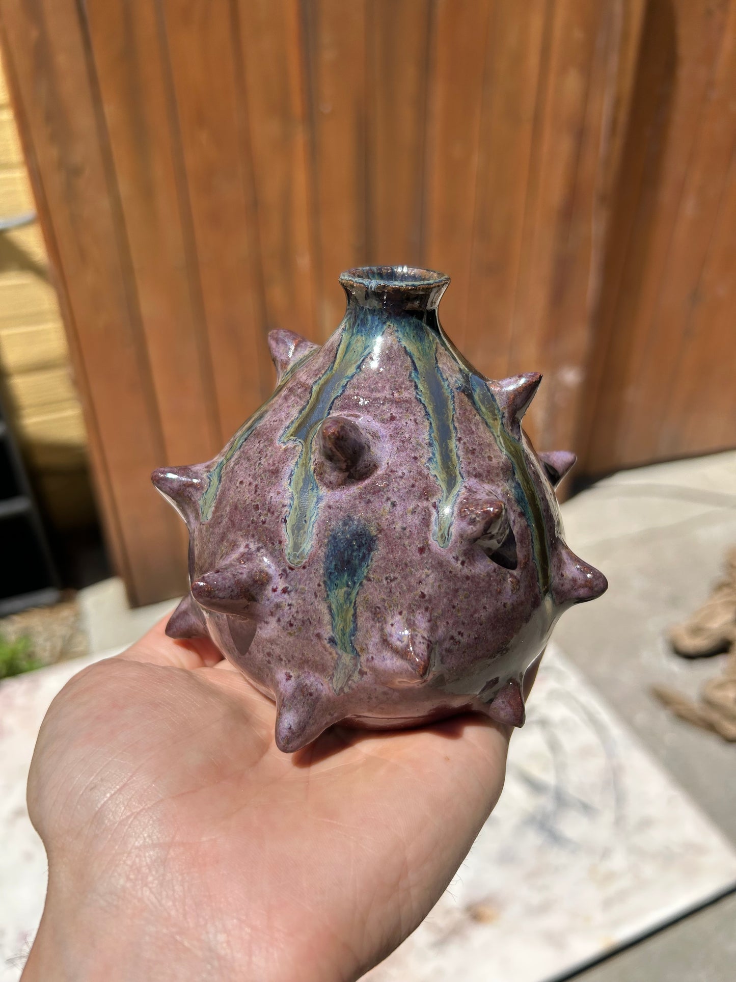 Purple Orb of Spikes