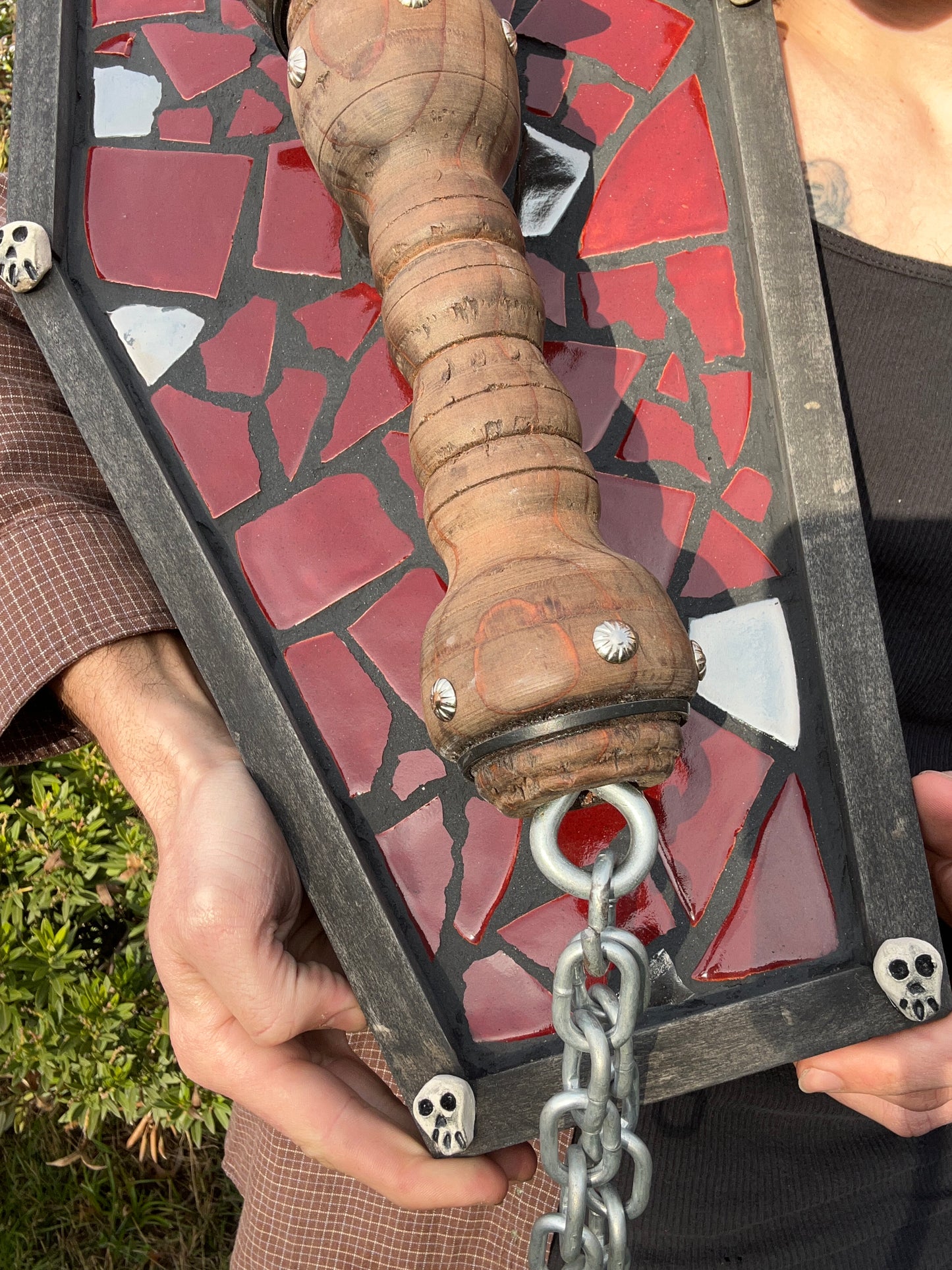 Mosaic Coffin Mounted Mace