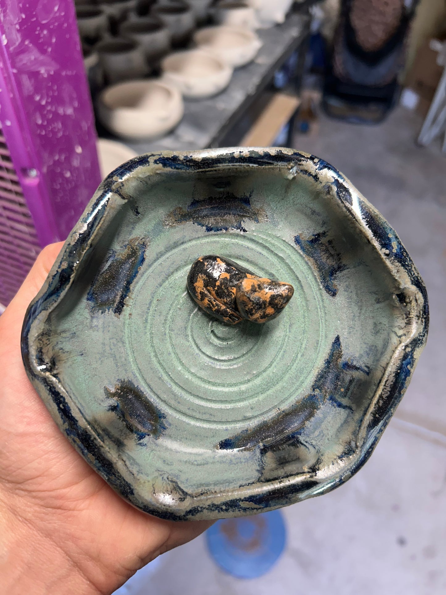 Tortie Ashtray