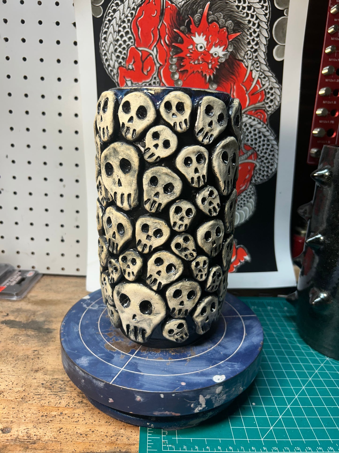 Skull Gala Vase