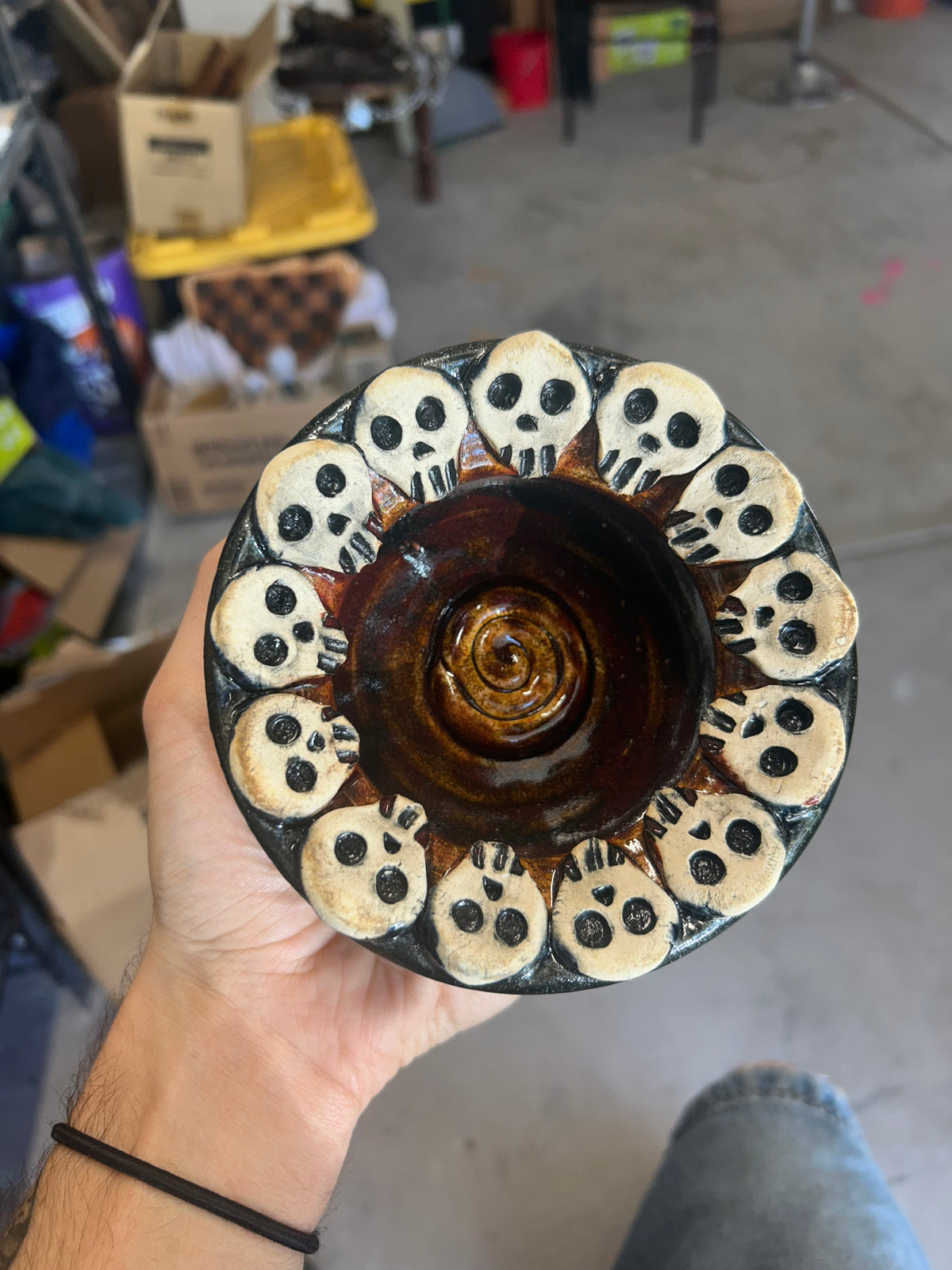 Skull Spiral Trinket Tray