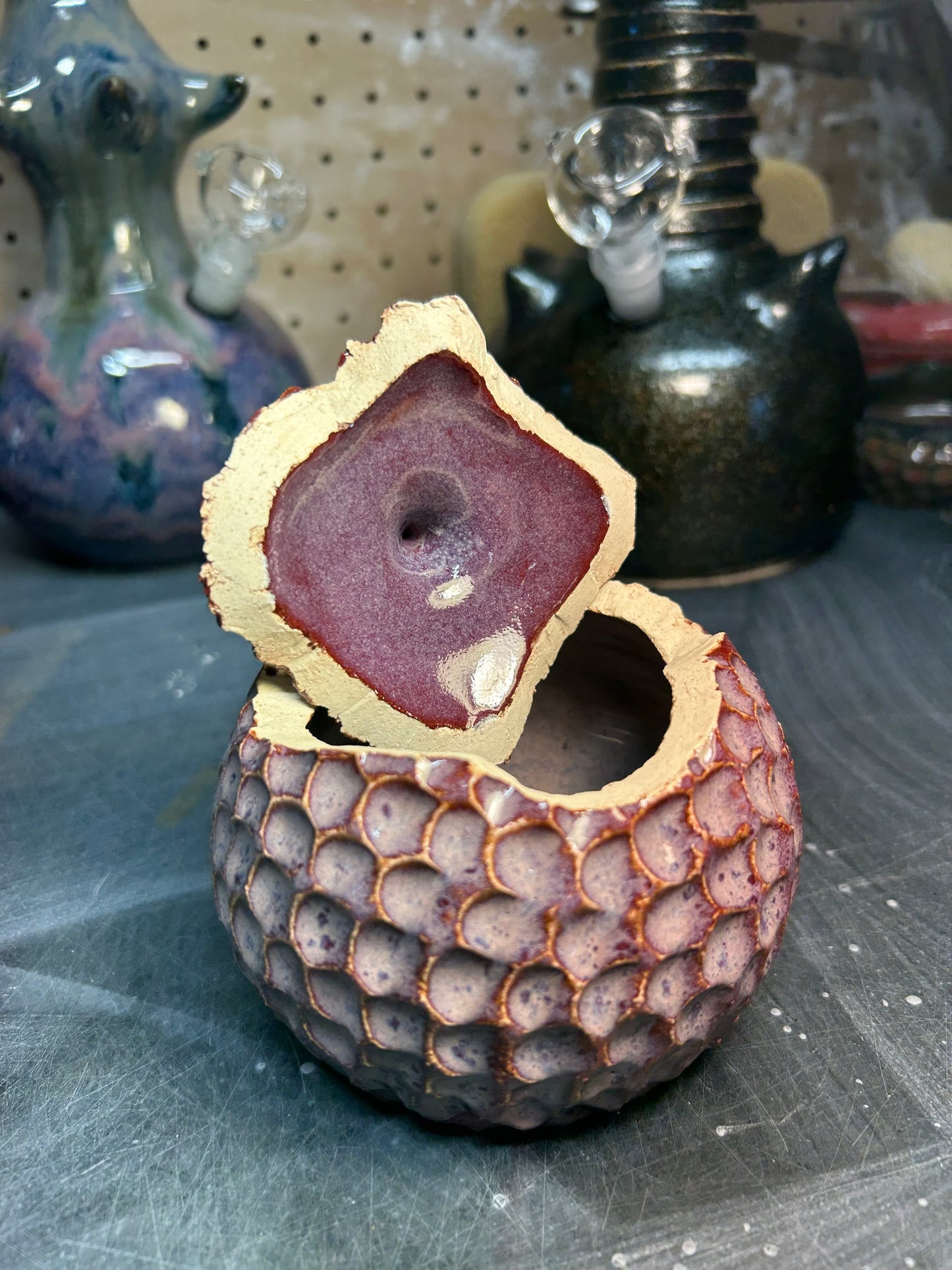 Purple Dragon Egg Jar