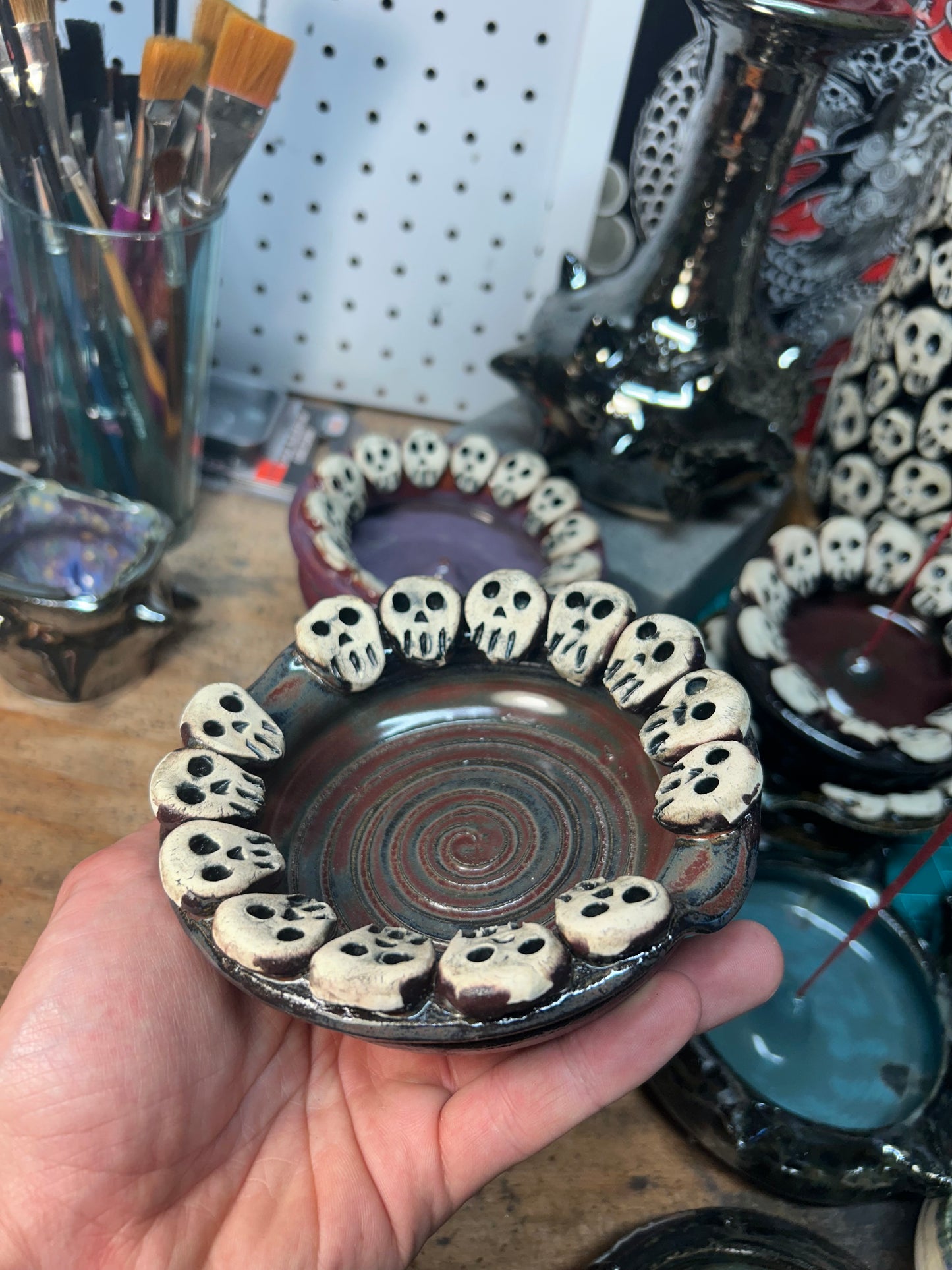 Skull Gala Ashtray 1