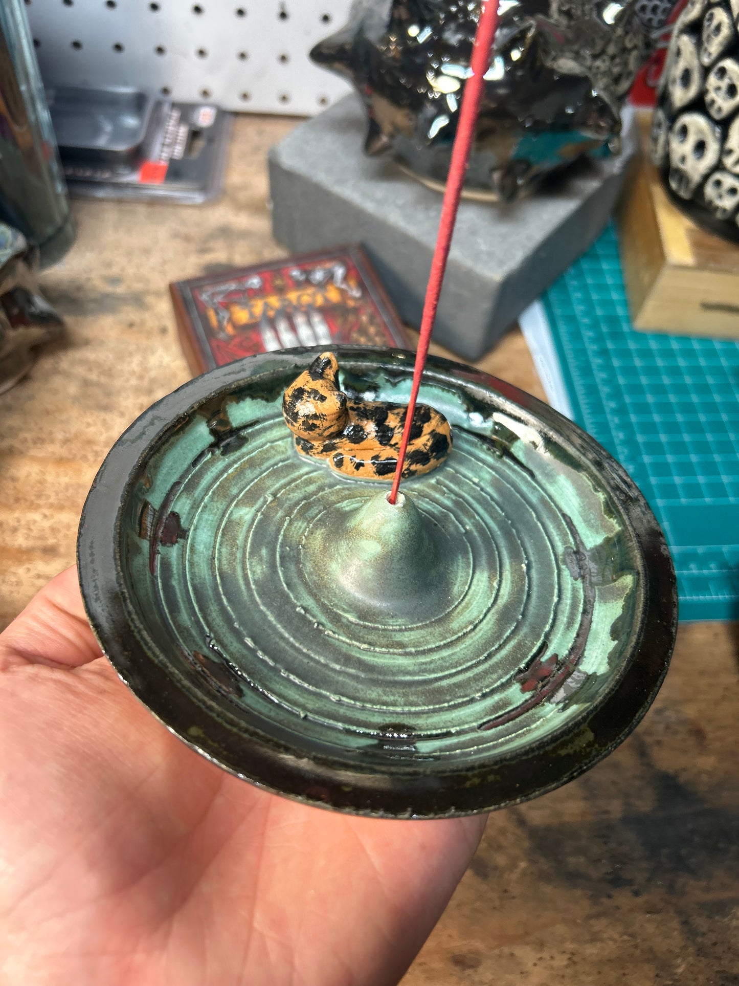 Cat Incense Holder