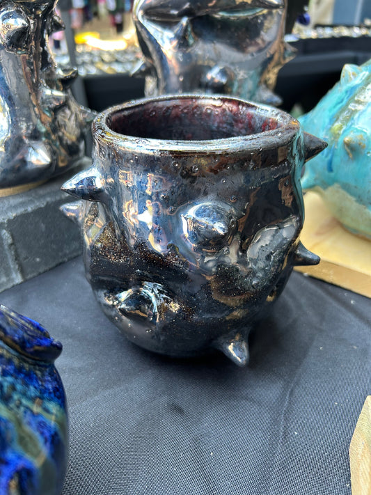 Warped Chrome Vase 1