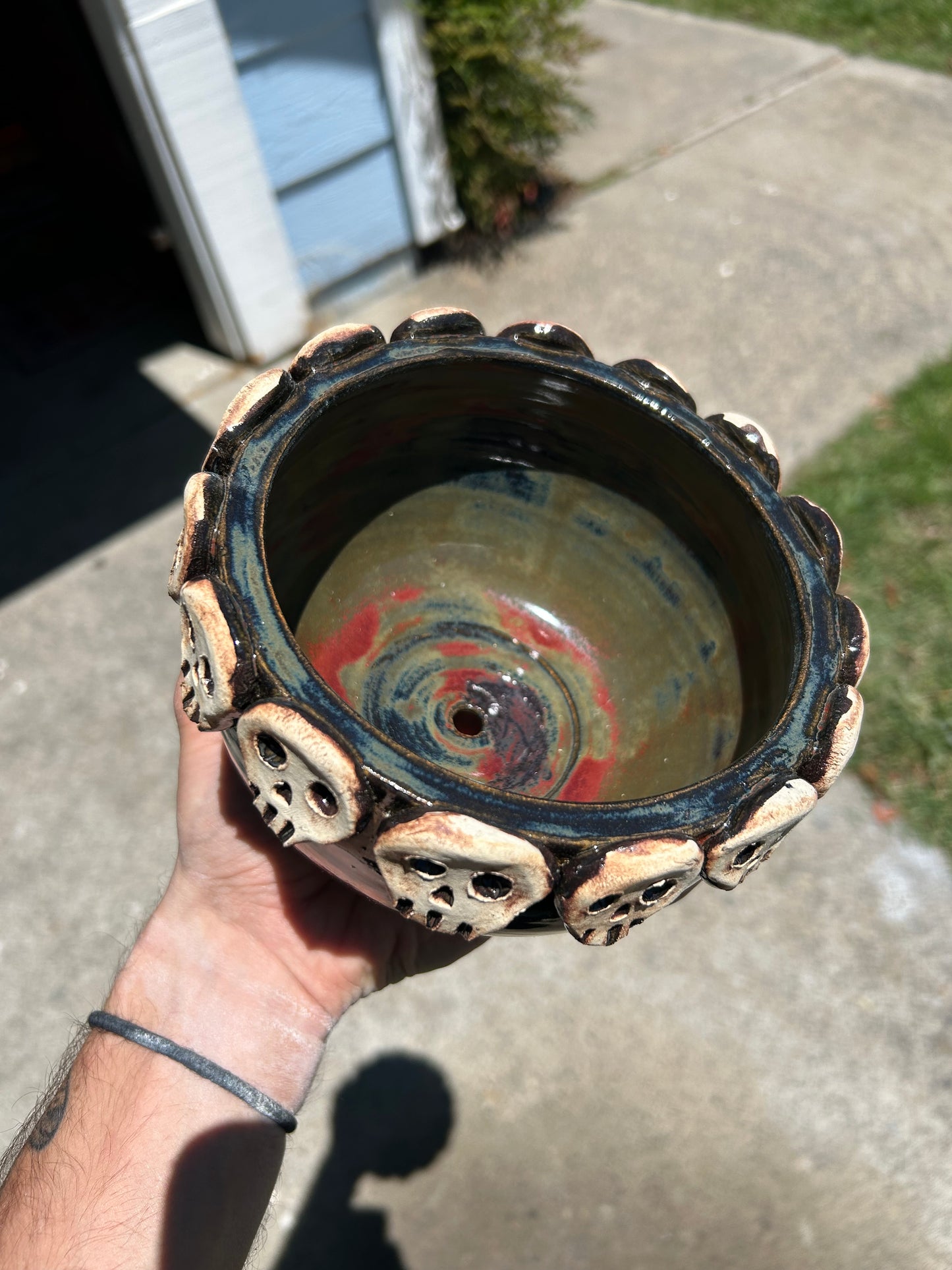 Skull Rim Planter