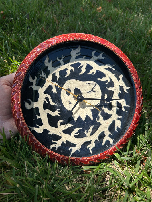 Kintsugi Flame Clock