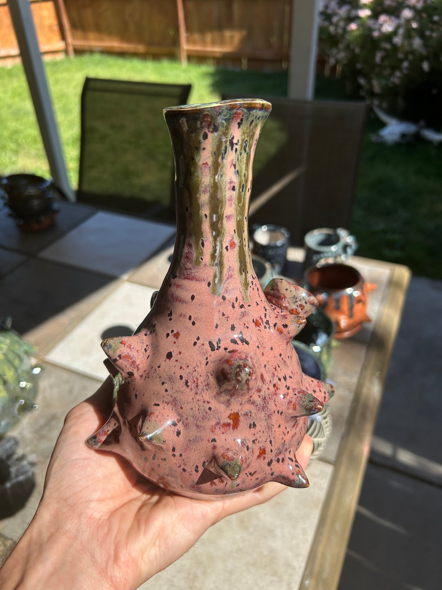 Spiky Plum Bong