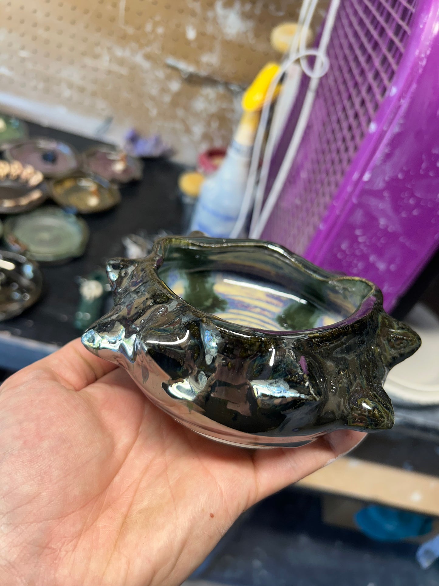 Spiky Spiral Ashtray