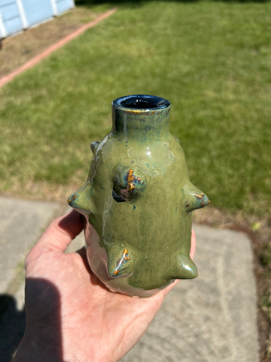 Spiky Green Bottle