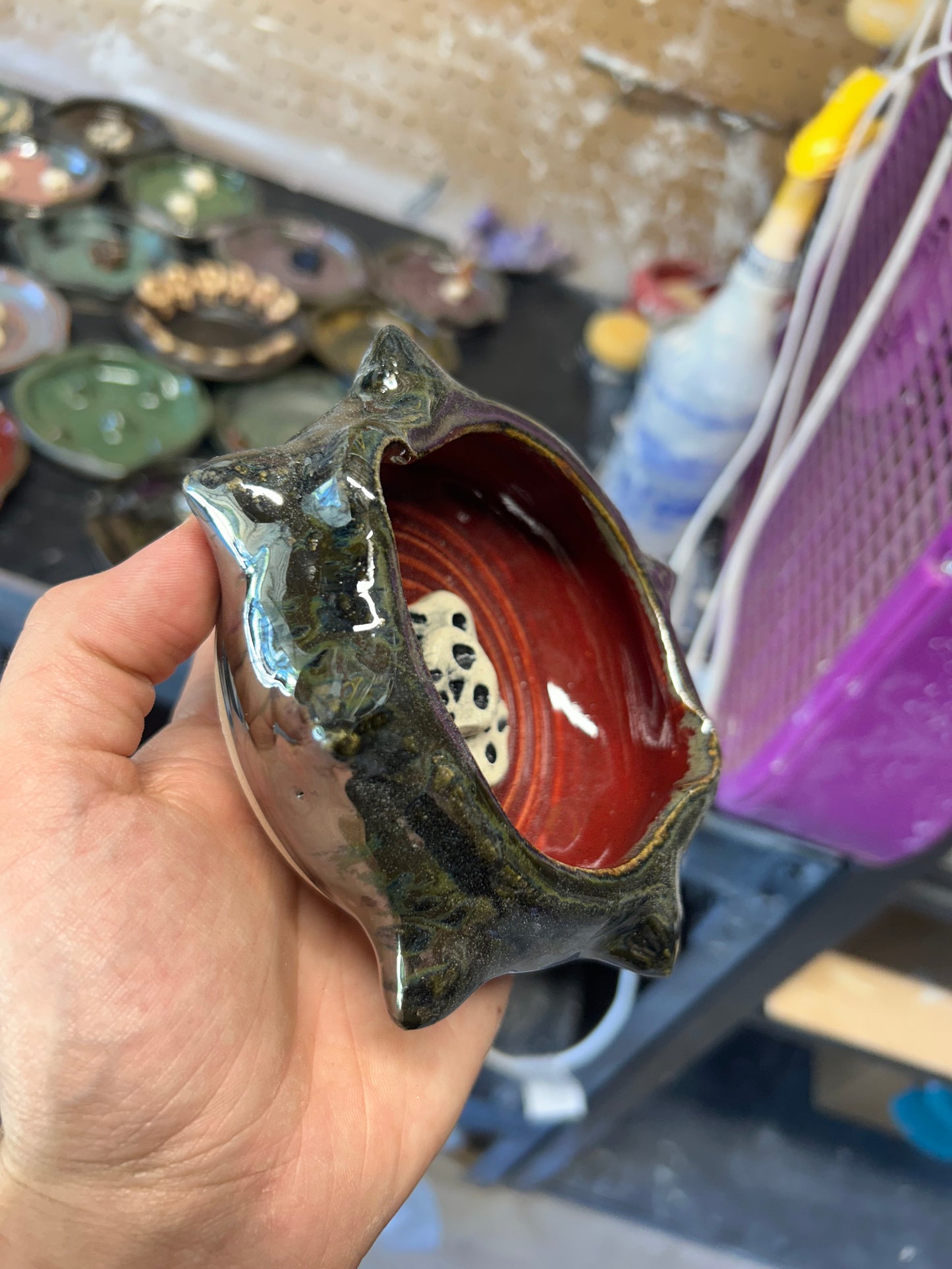 Spiky Skullstack Ashtray