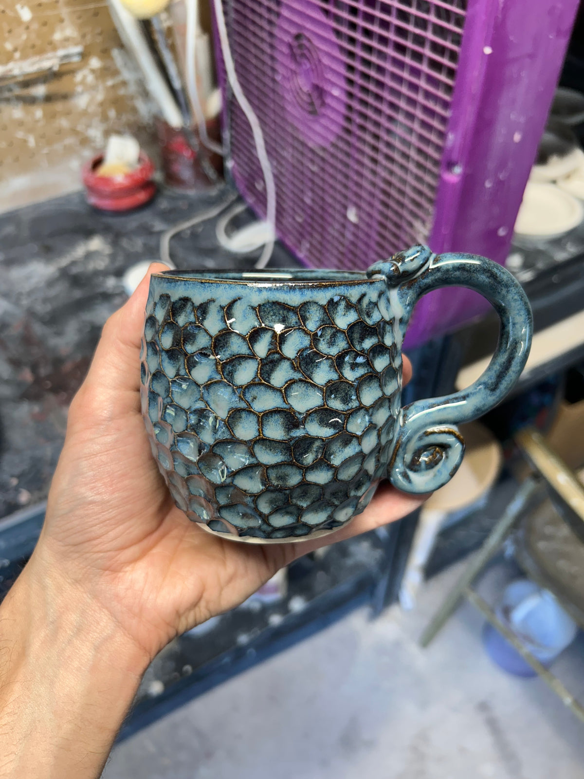 Double Skull Mug