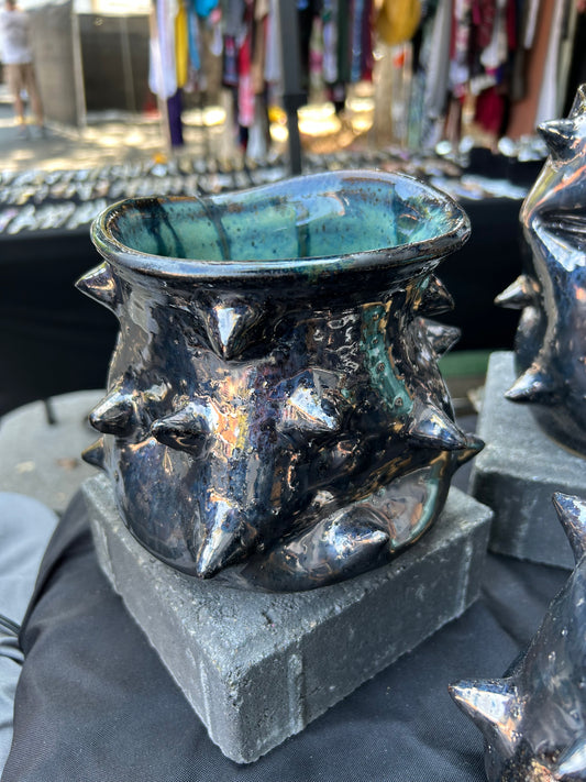 Warped Chrome Vase 3