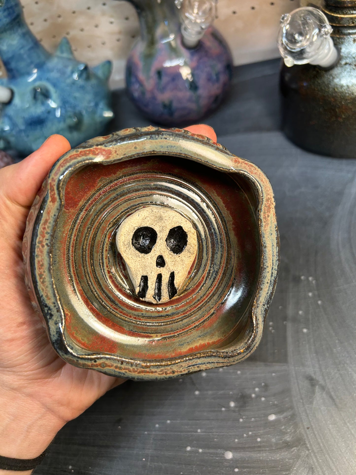 Jasper Skull Ashtray