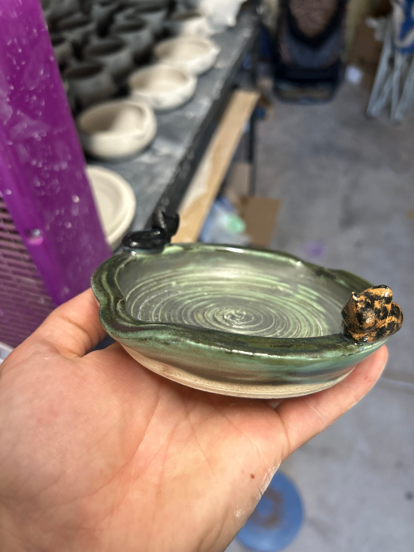 Double Cat Ashtray