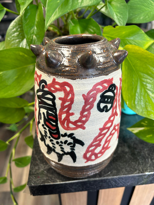 Paw & String Vase