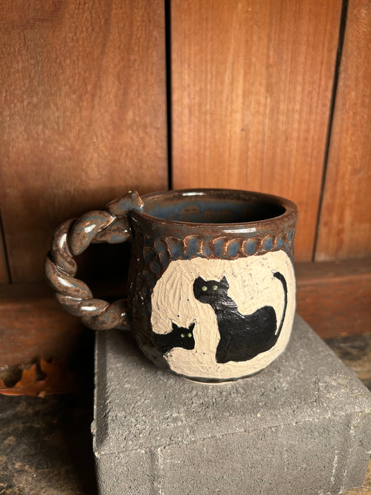 Cat & Kitten Mug