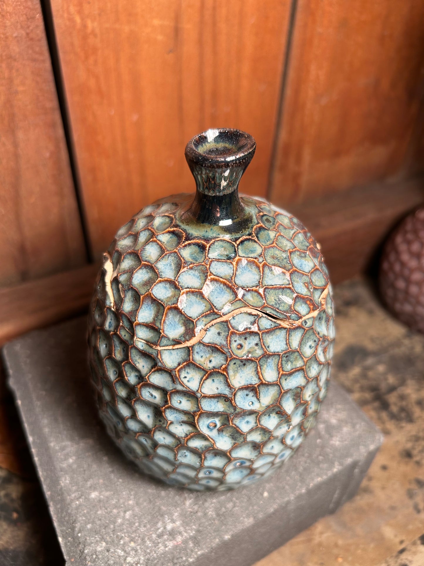 Blue Dragon Egg Jar