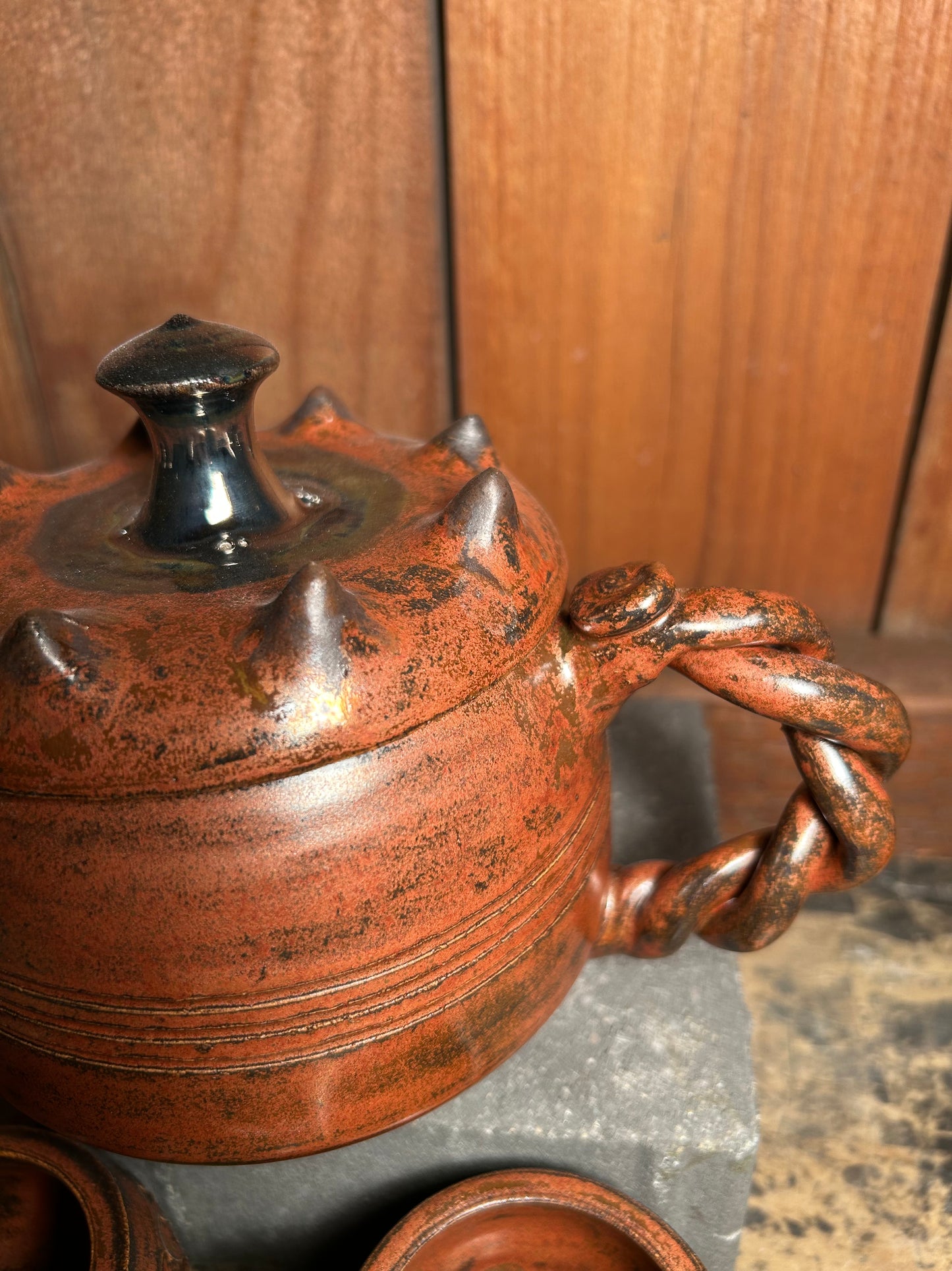 Copper Teapot Set