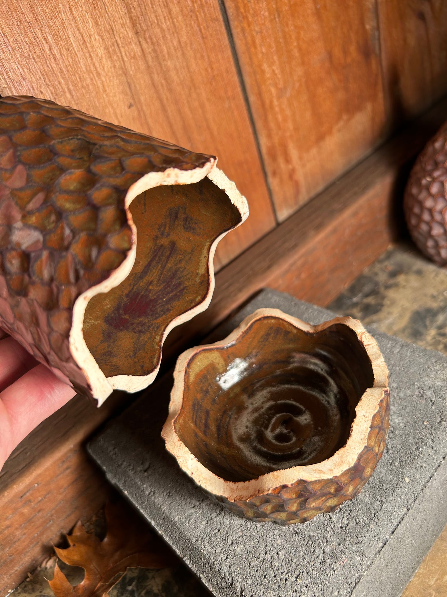 Scaled Skull Incense Holder