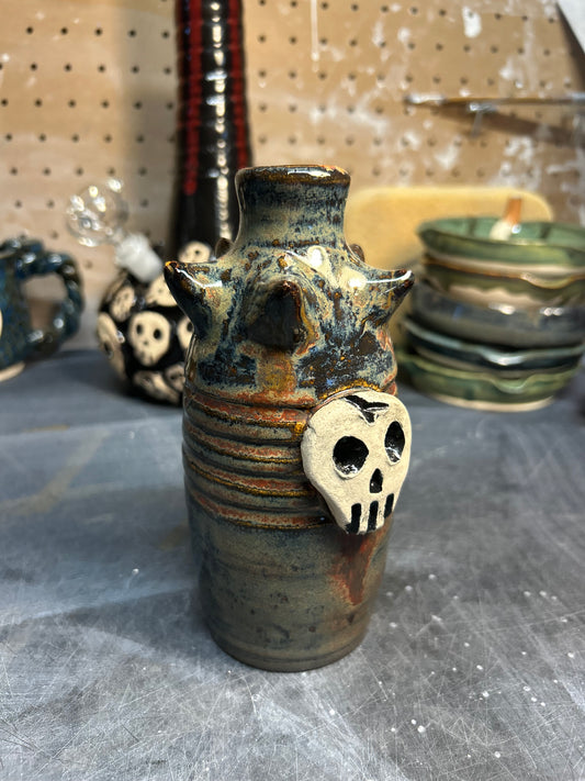 Jasper Skull Bottle