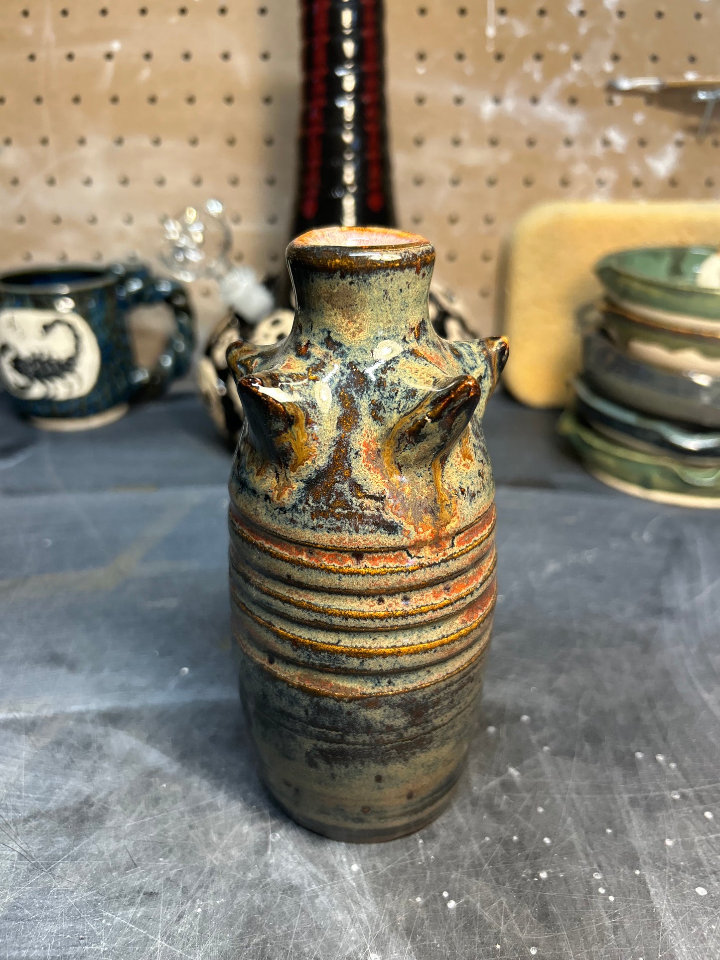 Jasper Skull Bottle