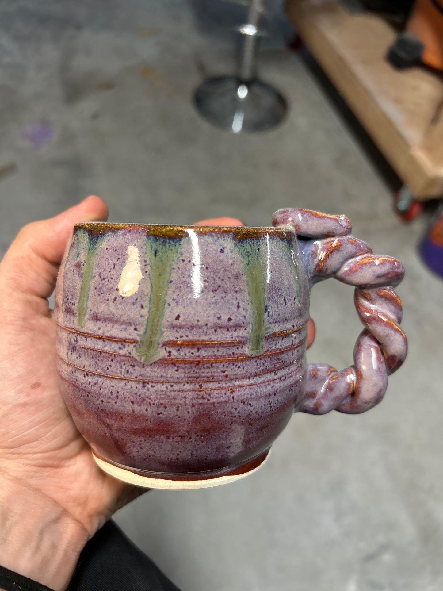 Purple Skull Mug