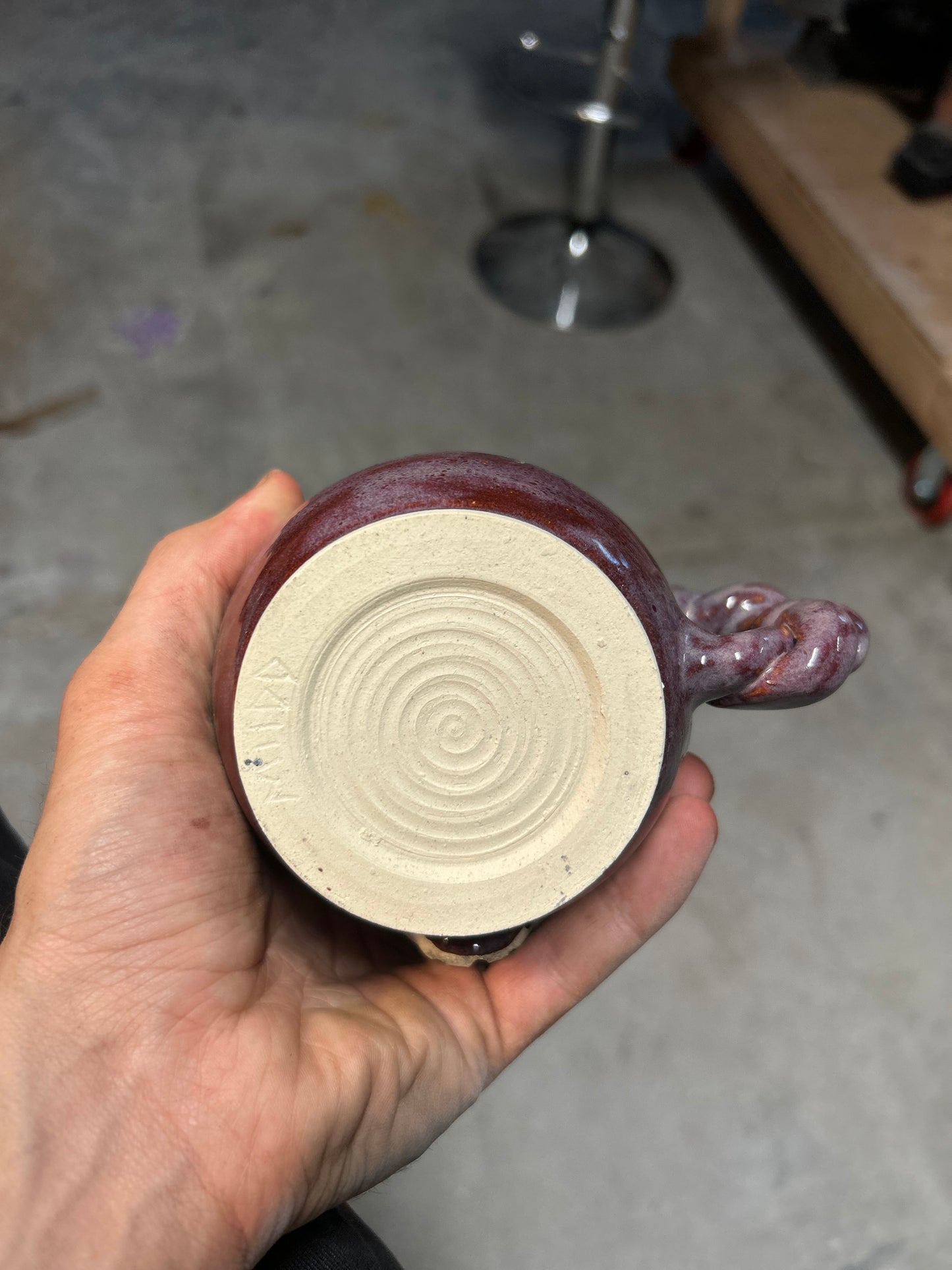 Purple Skull Mug