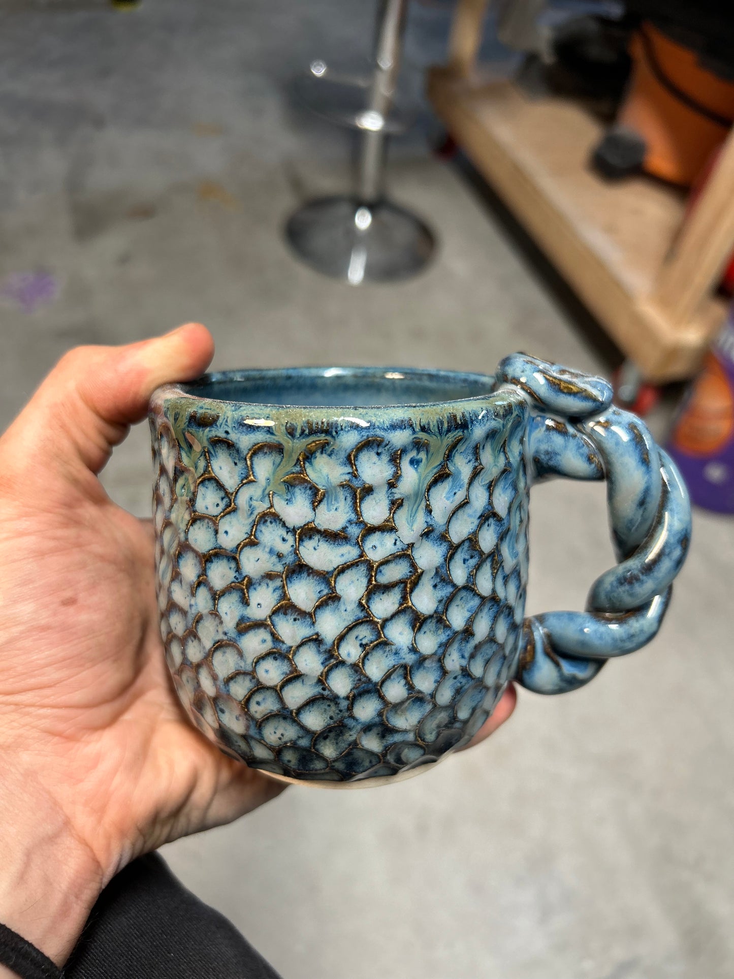 Double Skull Mug