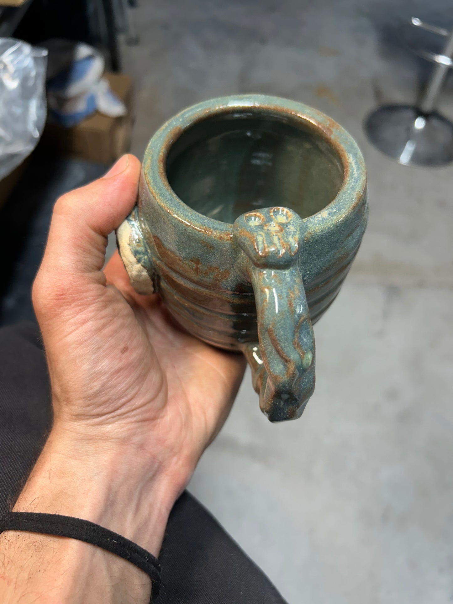 Mossy Skull Mug