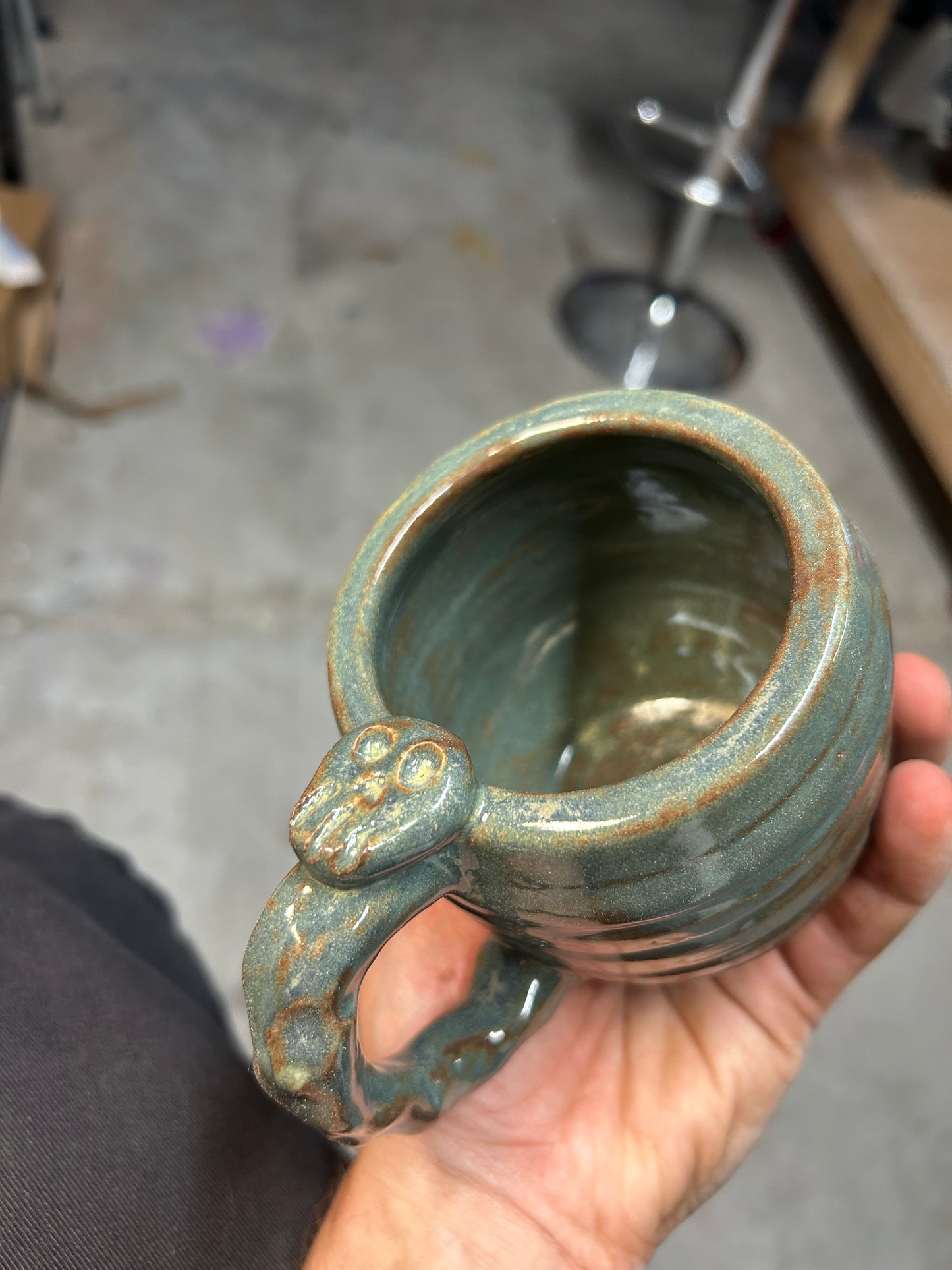 Mossy Skull Mug