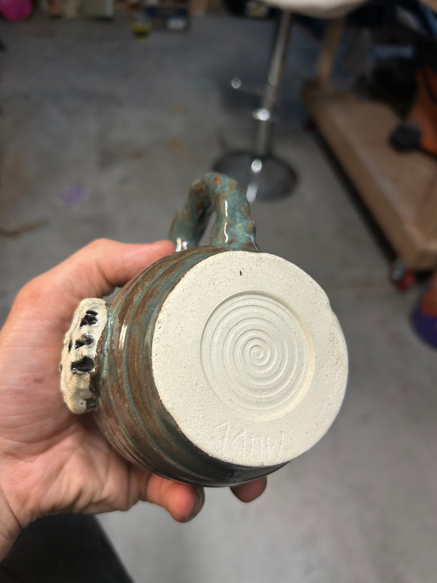 Mossy Skull Mug