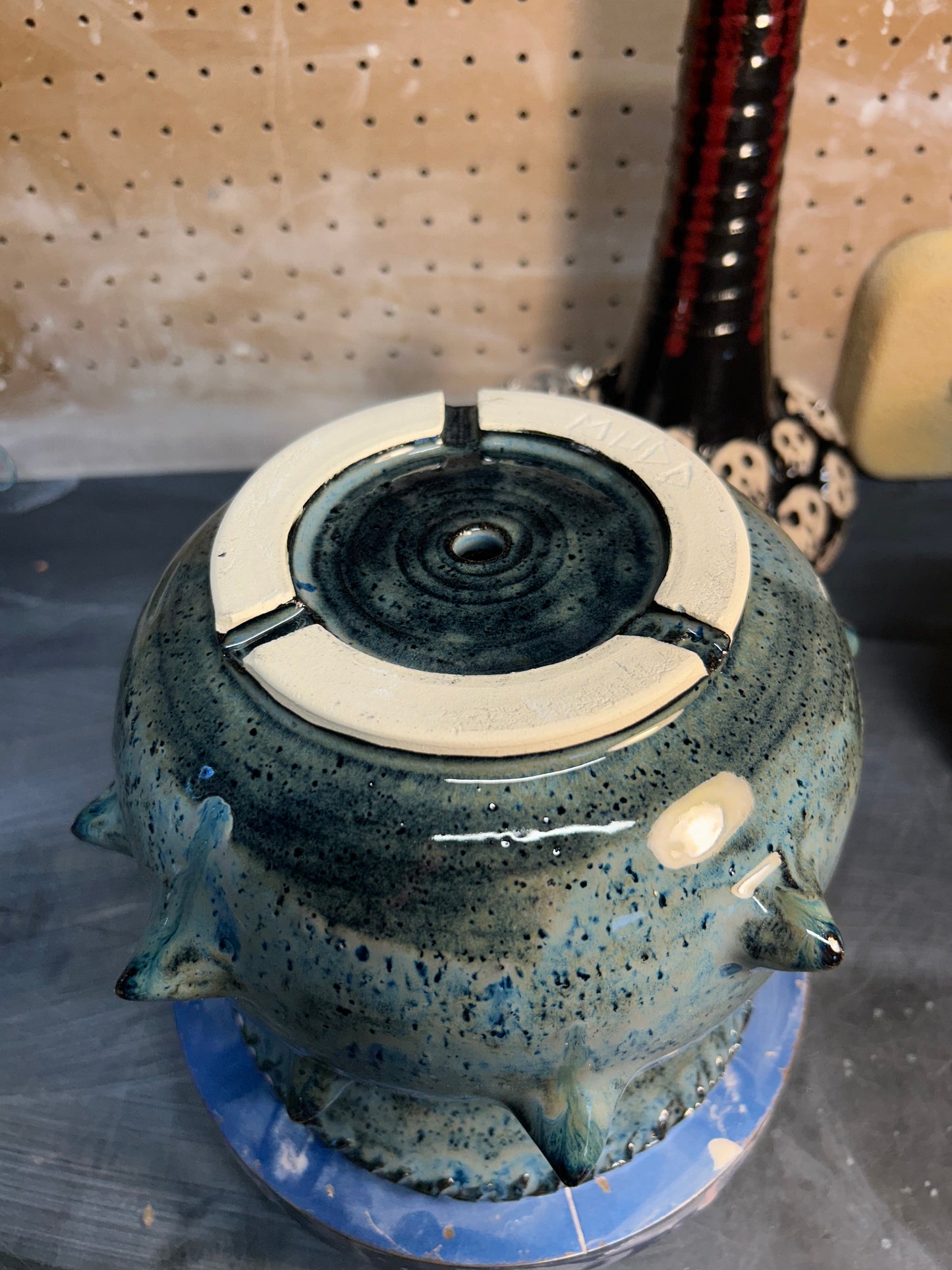 Spiky Blue Planter